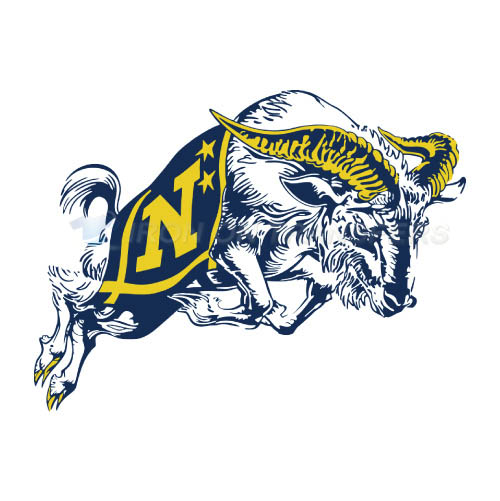 Navy Midshipmen Logo T-shirts Iron On Transfers N5355 - Click Image to Close